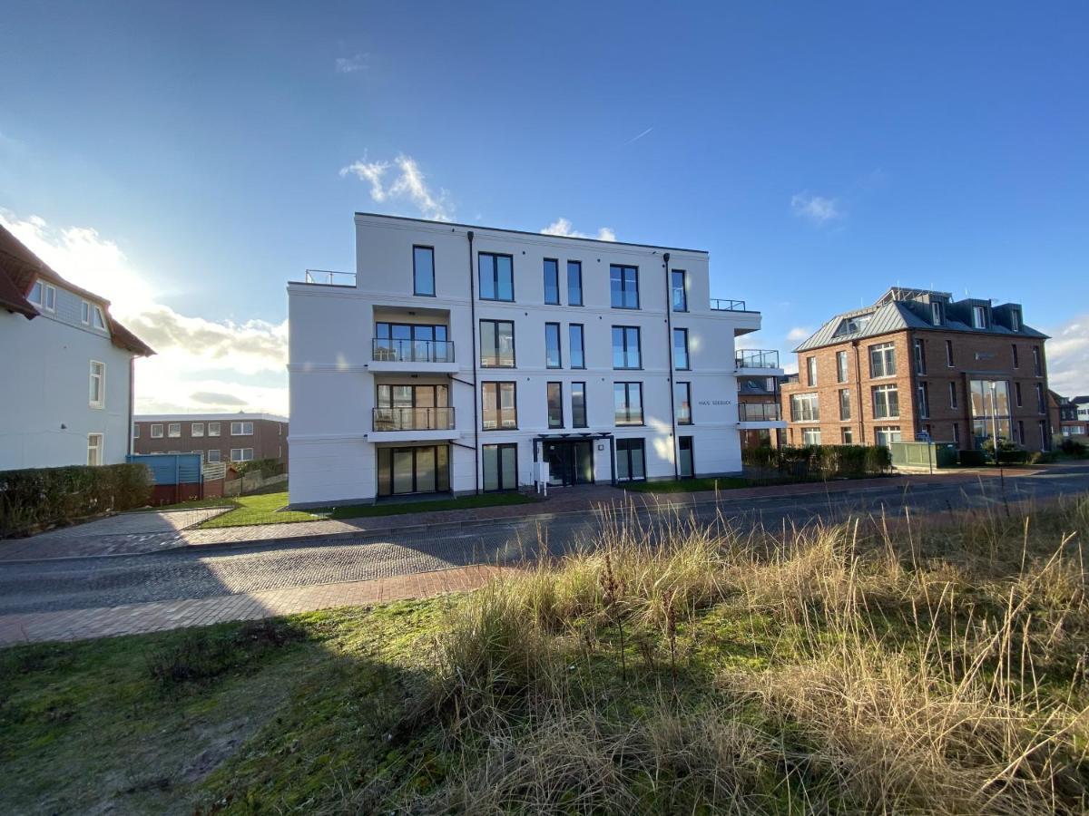 Seeblick Nordlicht, Exklusive Wohnung Mit Terrasse Wangerooge Exterior foto