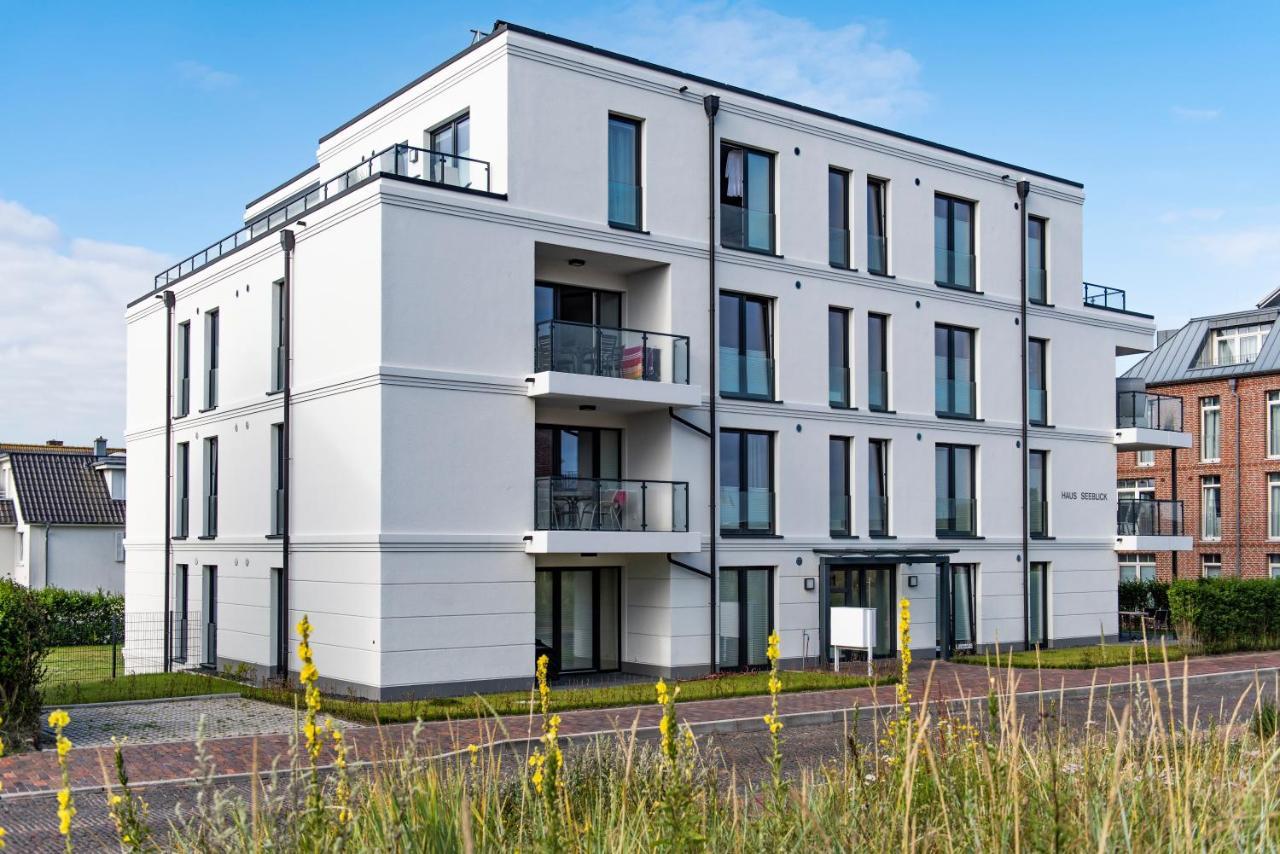 Seeblick Nordlicht, Exklusive Wohnung Mit Terrasse Wangerooge Exterior foto